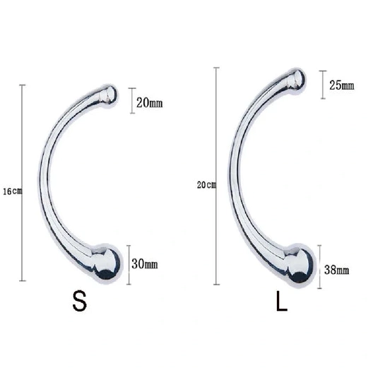 Ended Steel Anal Hook Elegant Double 5858 Stainless 1025